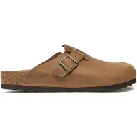 Birkenstock Mule 'Boston Leoi' cognac
