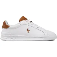 Ralph Lauren Baskets basses marron / blanc