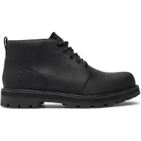 Timberland pour homme. TB0A69TWW021 Britton Road Mid Leather Chukka Boots Black (41.5), Cuir, Noir, Plat, Lacets, Casuel, Durable