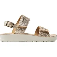 Geox Sandales compensées SANDAL COSTAREI GI filles - Doré - 25