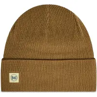 Buff Crossknit Beanie Marron