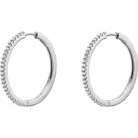 Fossil - Boucles D'oreille Créoles - Argenté