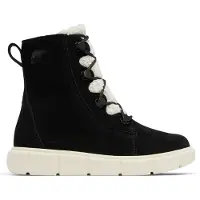Sorel Bottines à lacets 'Explorer III Joan Cozy' noir