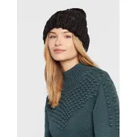 4F Femmes, Bonnet, Casquette femme noir profond H4Z22 CAD013 20S, Noir, (Taille unique)
