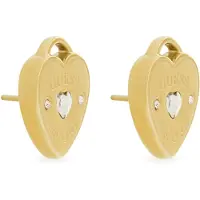 GUESS Amore Heart Studs Earrings Doré Femme