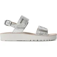 Geox J15eaa 000bn J Costarei Sandals Argenté EU 27 Enfants