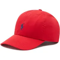 Ralph Lauren unisex. 323552489003 Casquette chino en coton rouge (OSFA), Casuel