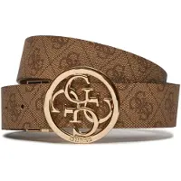 GUESS Ceinture 'NOELLE' noisette / brun foncé / or