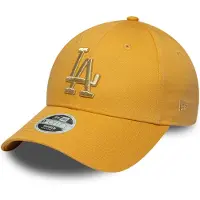 New Era Mlb La Dodgers Metallic Logo 9forty Cap Jaune