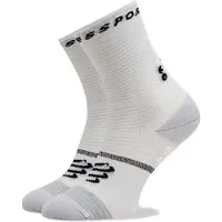 Compressport Chaussettes Pro Marathon V2.0 - Blanc Noir, Taille Taille 1