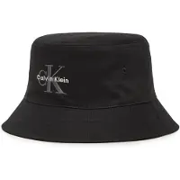 Calvin Klein Jeans Chapeaux 'CK Monogram Embroidery' gris / noir