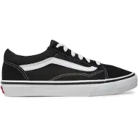 Vans - Chaussures de skate basses - Old Skool Black/White - Taille Enfant 38.5 - Noir