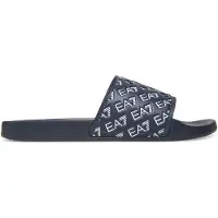 EA7 unisex. 7X000109_AF15125 Tongs All Over Logo navy (45), Casuel, Synthétique, Beachwear, Marine
