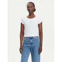 Calvin Klein Jeans Essentials Baby Short Sleeve T-shirt Blanc M Femme