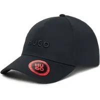 HUGO Casquette 'Jude' rouge / noir