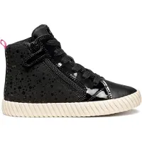 Geox Fille Baskets montantes zippées sans miroir noires