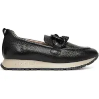 Hispanitas pour femme. HI254238 Mocassins en cuir Kansas Bolero noir (37), Plat, 1 à 3 cm, Aucun, Casuel