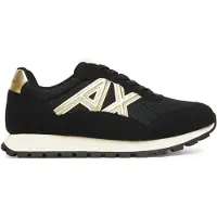 Armani Exchange Baskets basses or / noir / blanc