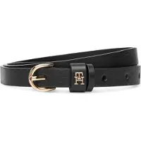 Tommy Hilfiger Ceinture 'ESSENTIAL EFFORTLESS' or / noir