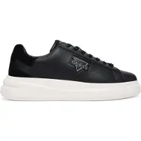 GUESS Baskets basses 'ELBAN' noir / argent