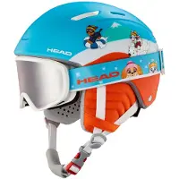 Head - Ensemble casque + masque - Mojo Set Paw - Taille Enfant 47-51 cm - Bleu