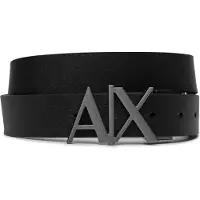 Armani Exchange 951017_cc505 3 Cm Leather Belt Noir 28 Homme