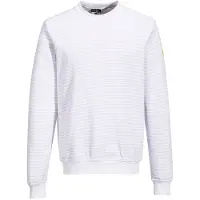 Portwest Sweat Shirt Anti Statique Esd Couleur : Blanc Taille M