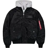 Alpha industries Veste mi-saison 'MA-1 D-Tec' rouge / noir