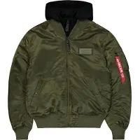 Alpha industries Veste mi-saison 'MA-1 D-Tec' olive / rouge / noir / blanc