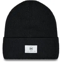 Buff Knitted Beanie Noir