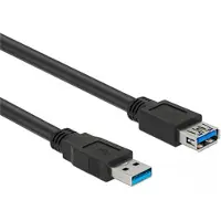 Hamlet XCU3A-MF10 câble USB USB 3.2 Gen 1 (3.1 Gen 1) 1 m USB A Noir