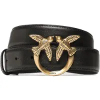 Pinko Ceinture 'Love Berry' or / noir