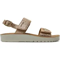 Geox Sandales plates SANDAL COSTAREI GI filles - Doré - 30