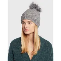 4F Femmes, Bonnet, Casquette femme gris chiné H4Z22 CAD014 25M (M), Gris, (M)