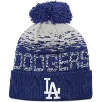 New Era Mlb Sport Knit 2 Los Angeles Dodgers Beanie Bleu