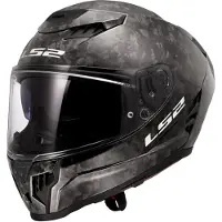 LS2 Ff807 Dragon Forged Full Face Helmet Noir 2XL