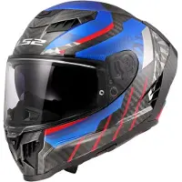 LS2 Ff807 Dragon Trax Full Face Helmet Noir XS