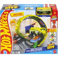 Hot Wheels MATTEL City - Circuit Twisted Snake + Voiture JBM63