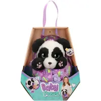IMC Toys Peluche Panda avec couverture, effets sonores, 24 cm