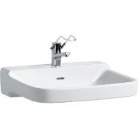 Laufen Plan de toilette PRO LIBERTY 650x550mm accessible m HL m ÜL blanc (550 mm, 650 mm)