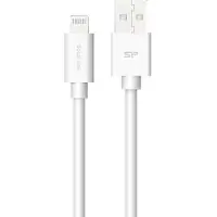 Silicon Power Cable USB - Lightning LK15AL 1M PVC Mfi White