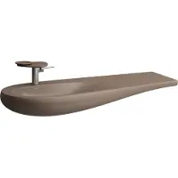 Laufen Alessi one Lavabo, encastré, 1 trou pour robinet, avec trop-plein, tablette à droite, 1200x500, H8149731881041