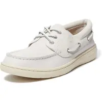 Timberland Chaussures bateau Homme Portofino Pier White Full Grain
