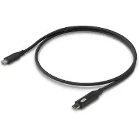 Ubiquity Câble Ubiquiti USB-C 1m 100W 480Mbps Noir avec Écran
