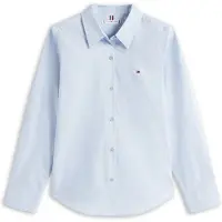 Tommy Hilfiger Ess Poplin Regular Fit Long Sleeve Shirt Bleu 36 Femme