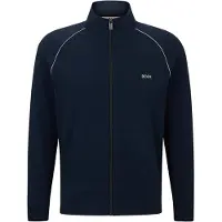BOSS Veste de survêtement 'Mix&Match' bleu foncé / blanc