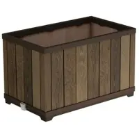 Keter 261034 garden planter walnut