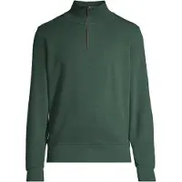 Gant pour homme. 2068028 Sacker Rib half zip sweatshirt vert (S), Casuel, Coton