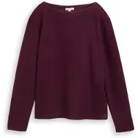 Tom Tailor Sweat-shirt bourgogne