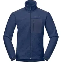 Norrøna - Polaire d'alpinisme - Trollveggen Warm3 Jacket M Indigo Night pour Homme - Taille M - Navy